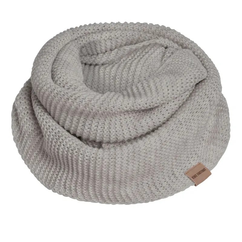 Knit Factory Jamie Loop Schal Iced Clay One Size