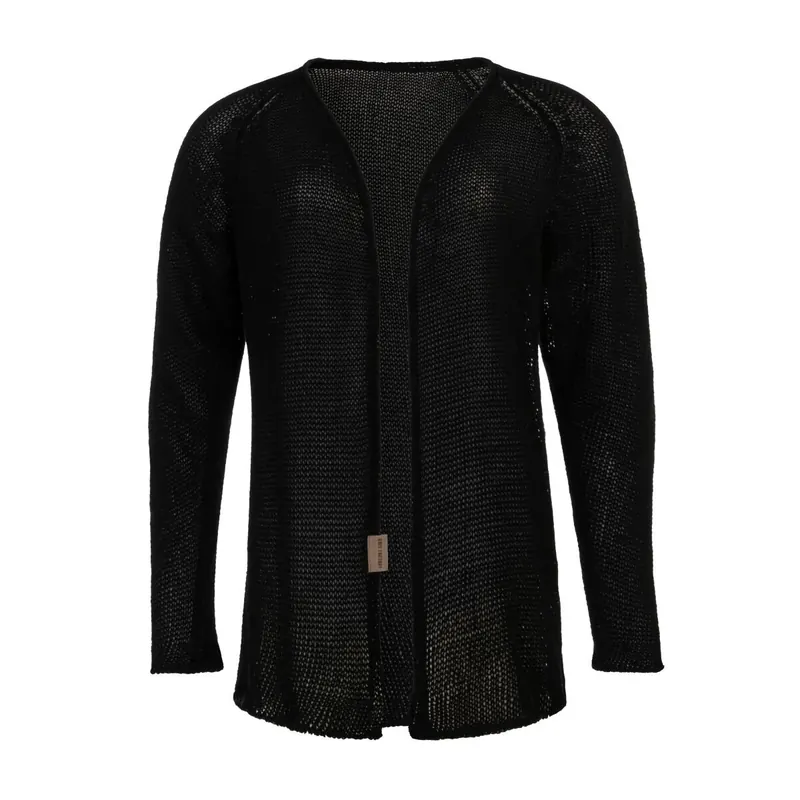 Knit Factory Jasmin Kurze Strickjacke Schwarz 36/38