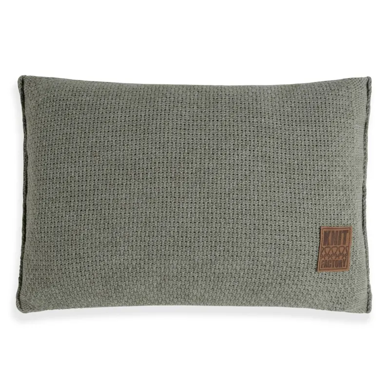 Knit Factory Jesse Kissen Urban Green 60x40