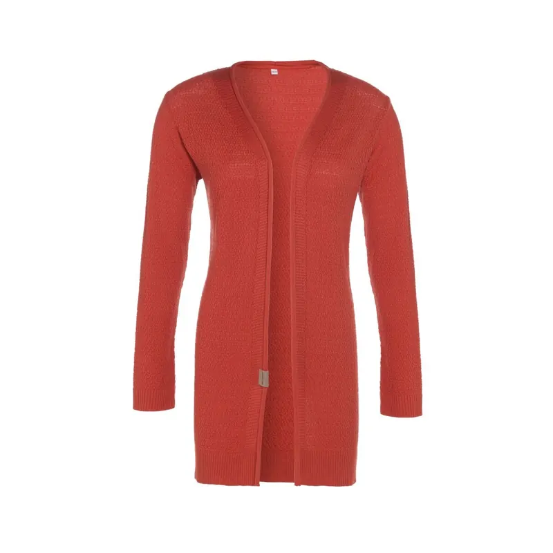 Knit Factory June Strickjacke 36/38 Glatt Rot