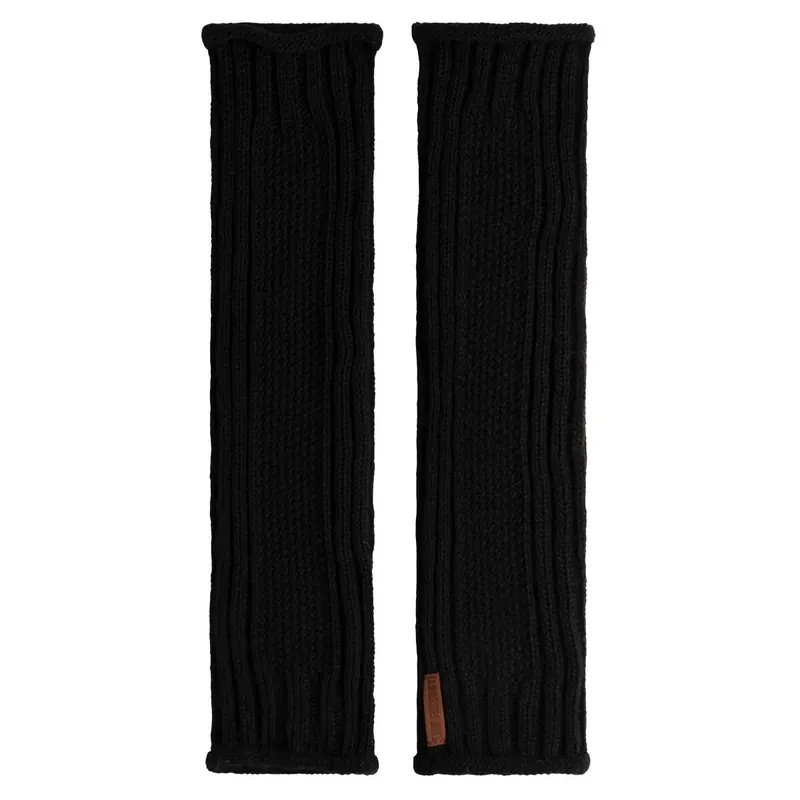 Knit Factory Kick Stulpen Schwarz