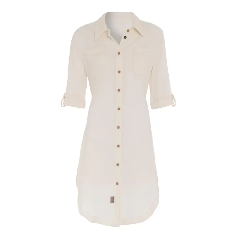 Knit Factory Kim Blusenkleid Beige L
