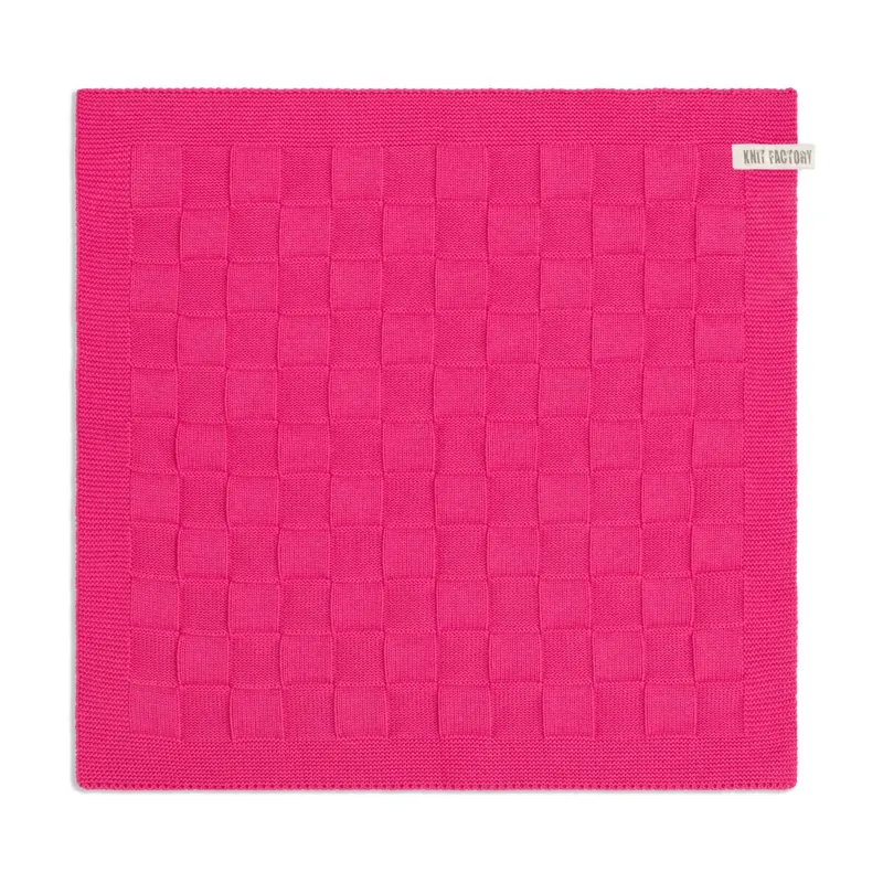 Knit Factory Küchentuch Uni Fuchsia