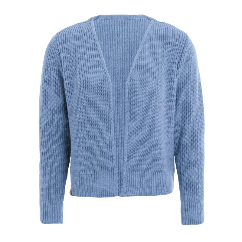Knit Factory Lenny Kurze Strickjacke Crystal Blue 40/42