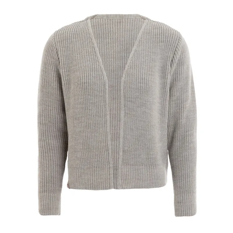 Knit Factory Lenny Kurze Strickjacke Iced Clay 40/42