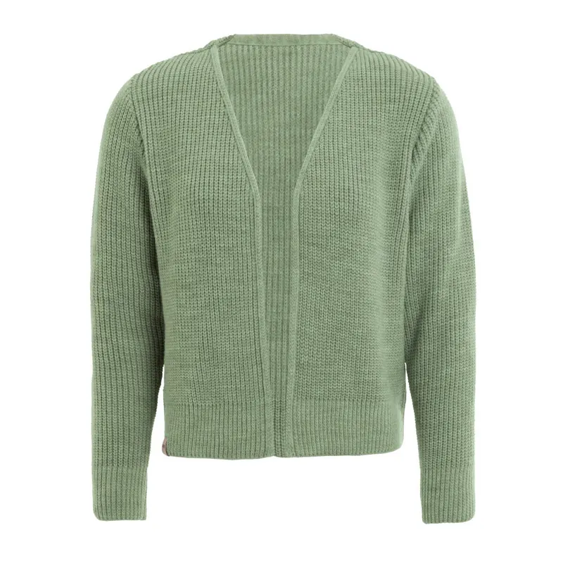 Knit Factory Lenny Kurze Strickjacke Sage Green 36/38