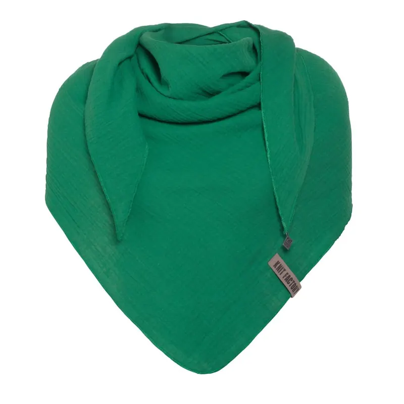Knit Factory Liv Dreieckstuch Bright Green