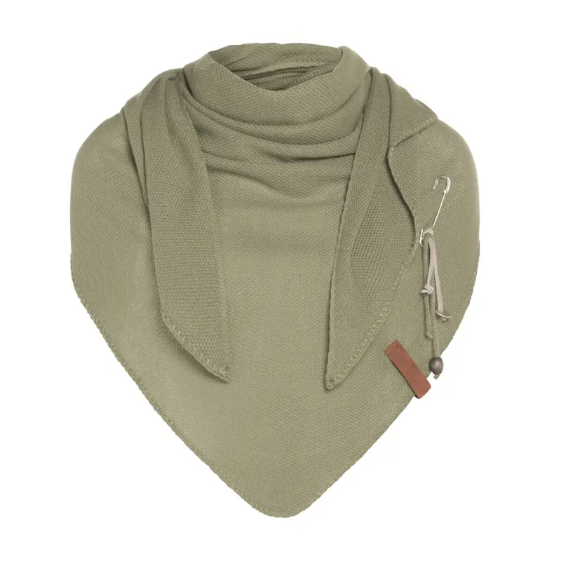 Knit Factory Lola Dreieckstuch Olive