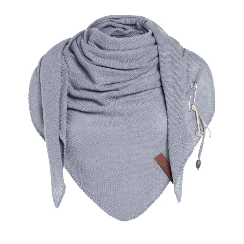 Knit Factory Lola Dreieckstuch Steel