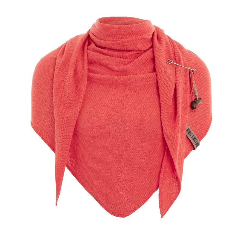 Knit Factory | Lola Dreieckstuch Sunset Orange | 190x85 cm