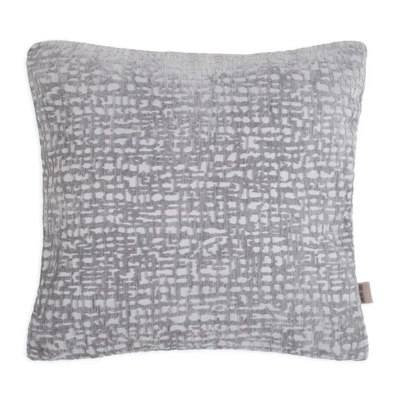 Knit Factory | Mart Kissen Grau - 50x50 | Hellgrau | 50x50 cm