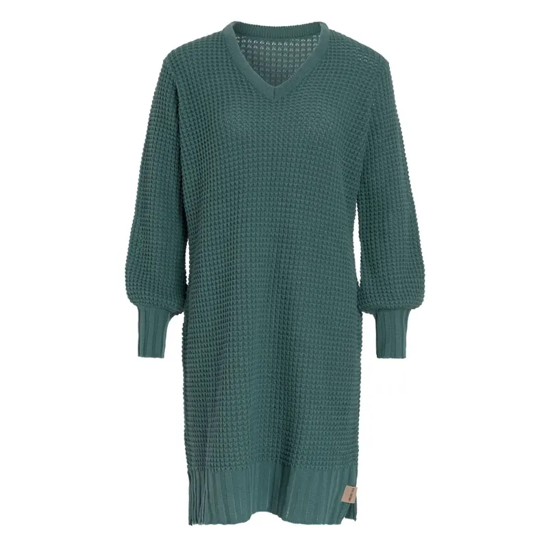 Knit Factory Robin Kleid 36/38 Glatt Grün