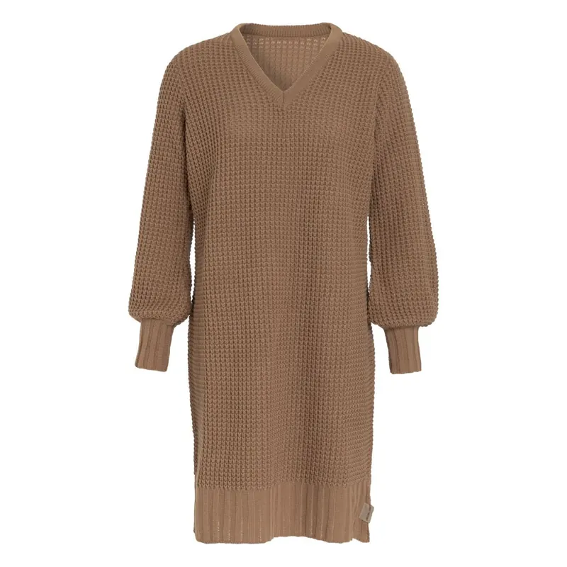 Knit Factory Robin Kleid 40/42 Glatt Beige