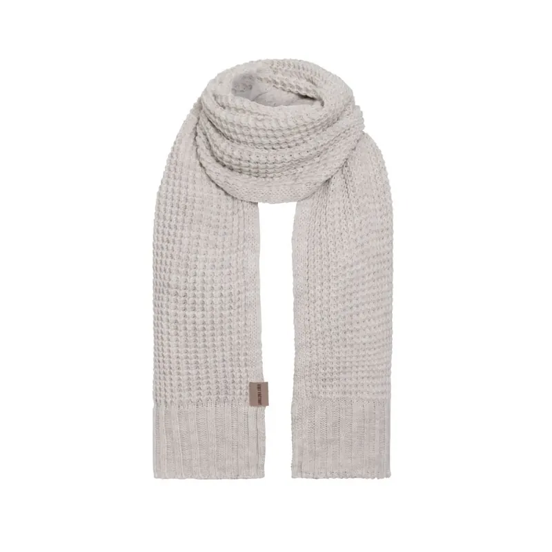 Knit Factory Robin Schal 200x40 cm Glatt Beige