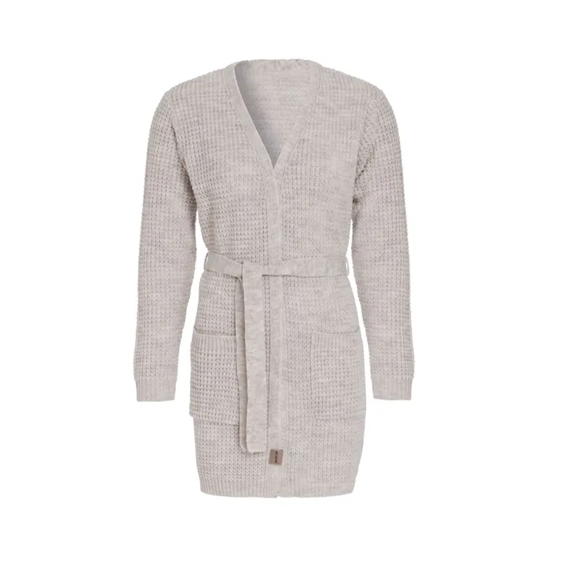 Knit Factory Robin Strickjacke 40/42 Glatt Beige