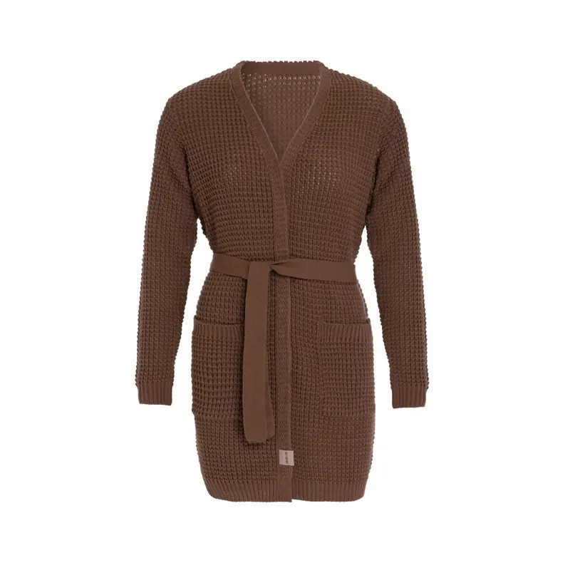 Knit Factory Robin Strickjacke 40/42 Glatt Braun