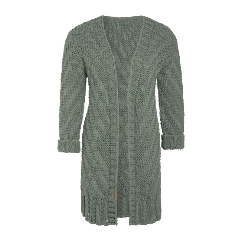 Knit Factory Sally Strickjacke Urban Green 40/42
