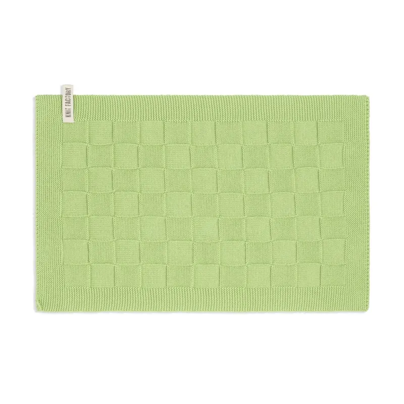 Knit Factory Tischset Uni Spring Green