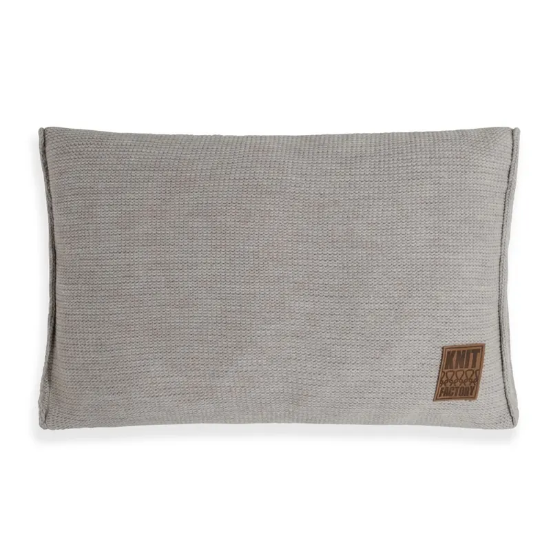 Knit Factory Uni Kissen Iced Clay- 60x40