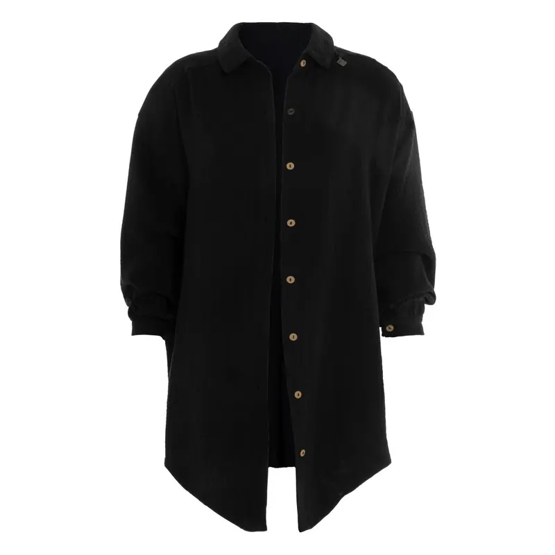 Knit Factory Yuki Bluse Schwarz 36/44