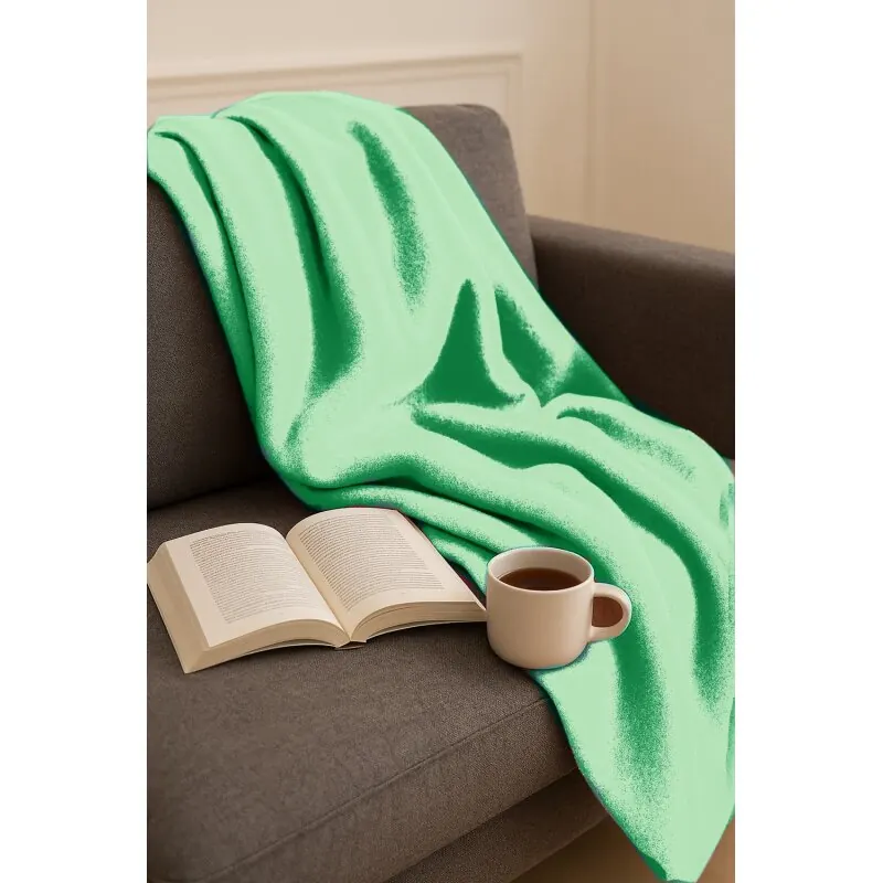 Kuscheldecke Wohndecke Cashmere Touch 150 x 200 cm mint