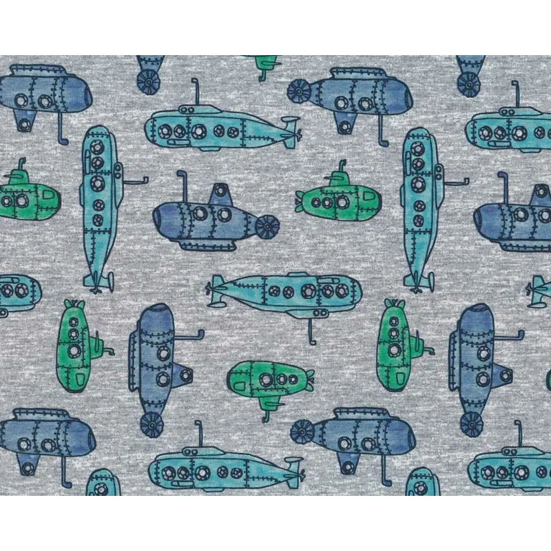 Kuschelsweat UNDERWATER, U-Boote, Hilco