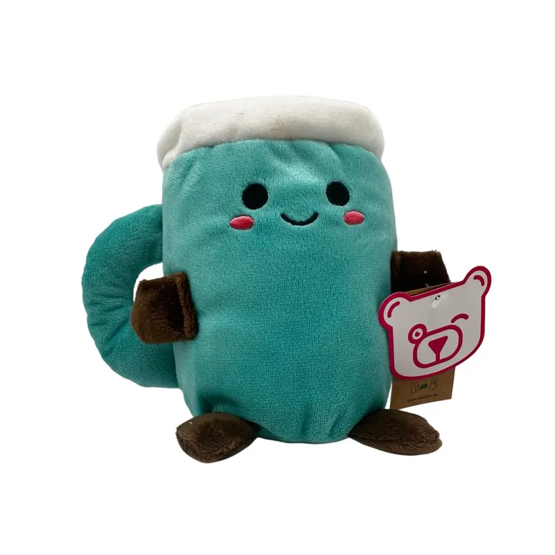 Kuscheltier Food Foodies Plüschtier XXL 20 cm Stofftier Anime Kawaii Plush Stofftier Cute Plushie Halloween Weihnachten Geschenke für Kinder Bubble Tea