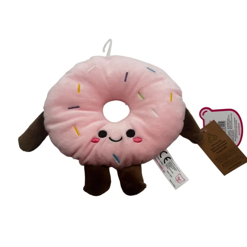 Kuscheltier Food Foodies Plüschtier XXL 20 cm Stofftier Anime Kawaii Plush Stofftier Cute Plushie Halloween Weihnachten Geschenke für Kinder Donut