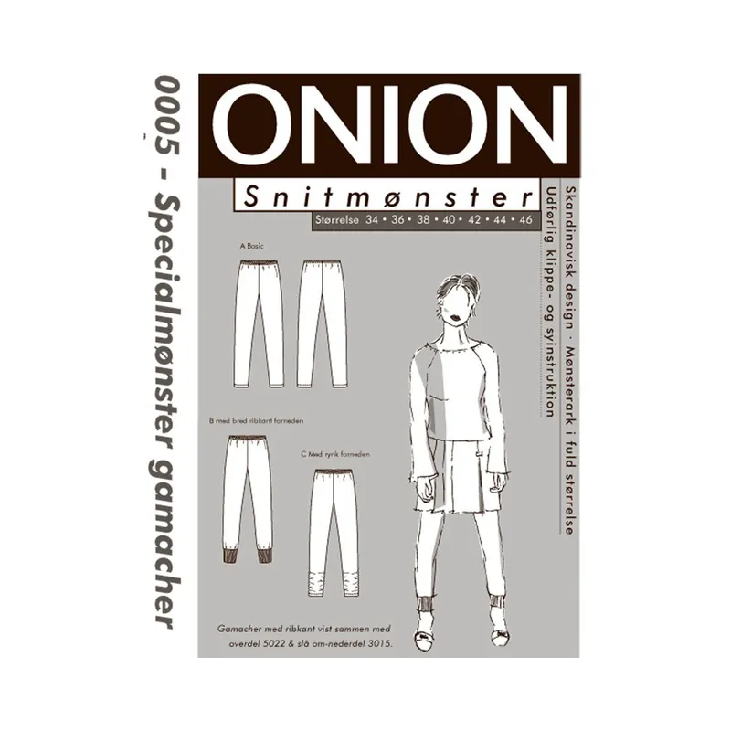 Leggings, Schnittmuster ONION 0005