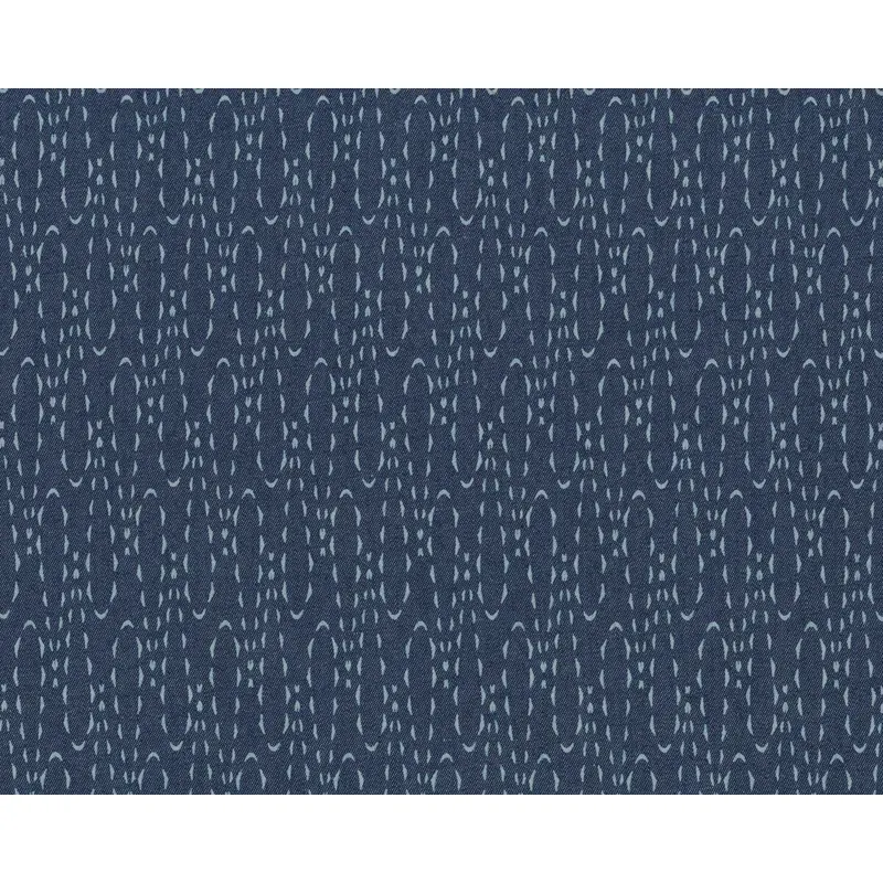 Leichter Jeansstoff DENIM LOOPS, Strichel-Schlaufen, dunkles jeansblau