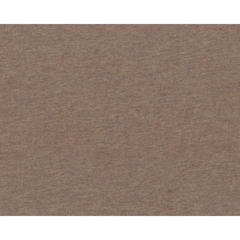Leichter Kuschel-Sweat MELANGE, extrabreit, helles schlammbraun meliert