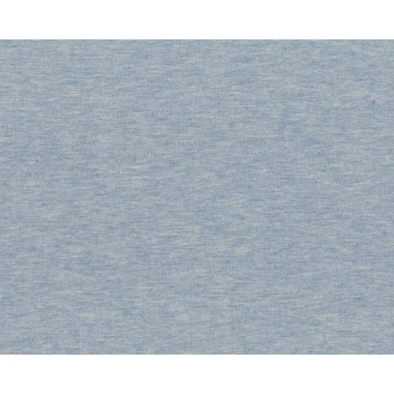 Leichter Kuschel-Sweat MELANGE, extrabreit, helles taubenblau meliert