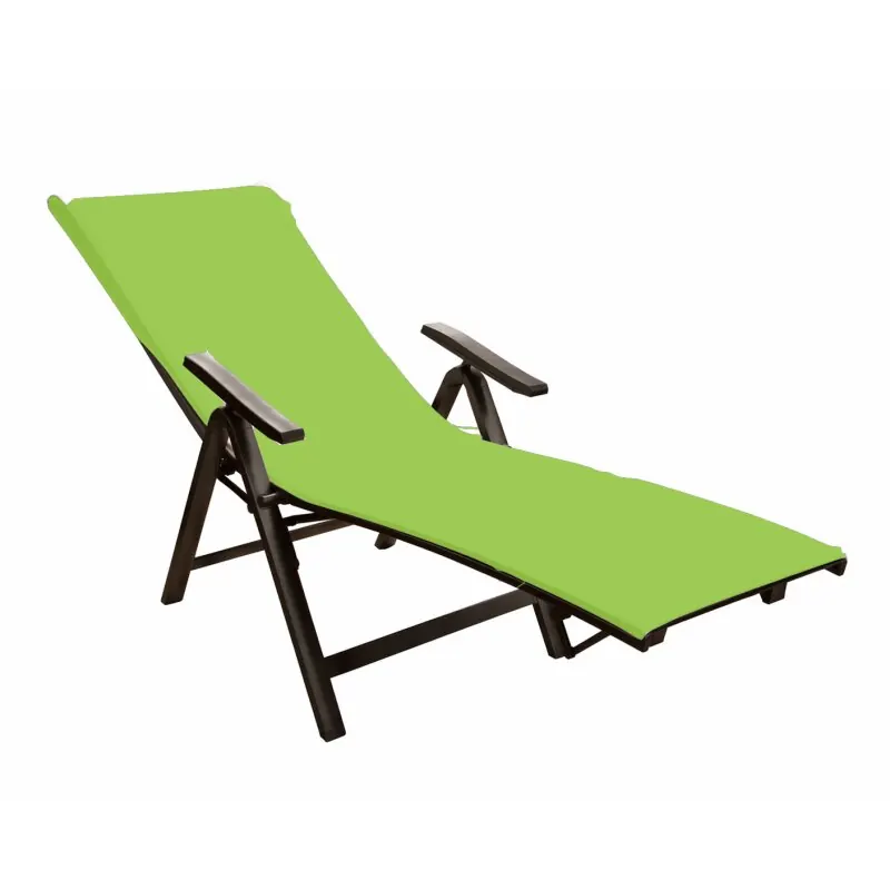 Liegestuhlauflage 1 Stück 70 x 200 x 20 cm Apfelgrün