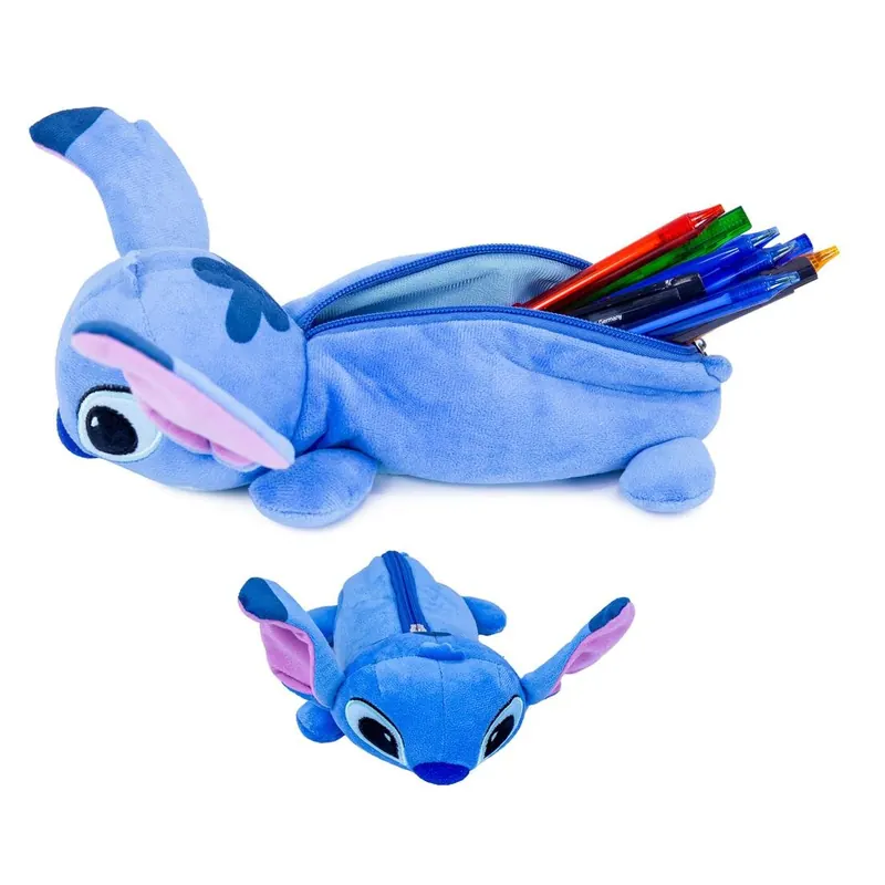 Lilo&Stitch Plüsch Etui Federmäppchen Schlampermäppchen Make-up Tasche 25 cm - Schminktasche Design Stitch