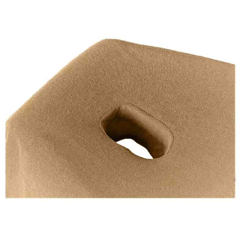 Massageliege Frottee Spannbettlaken mit Nasenschlitz Marke 70-80 cm x 190-200 cm Sand