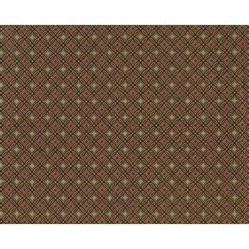 Metallic-Patchworkstoff HOLIDAY FLOURISH, Ornamente, schwarz-gold, Robert Kaufman
