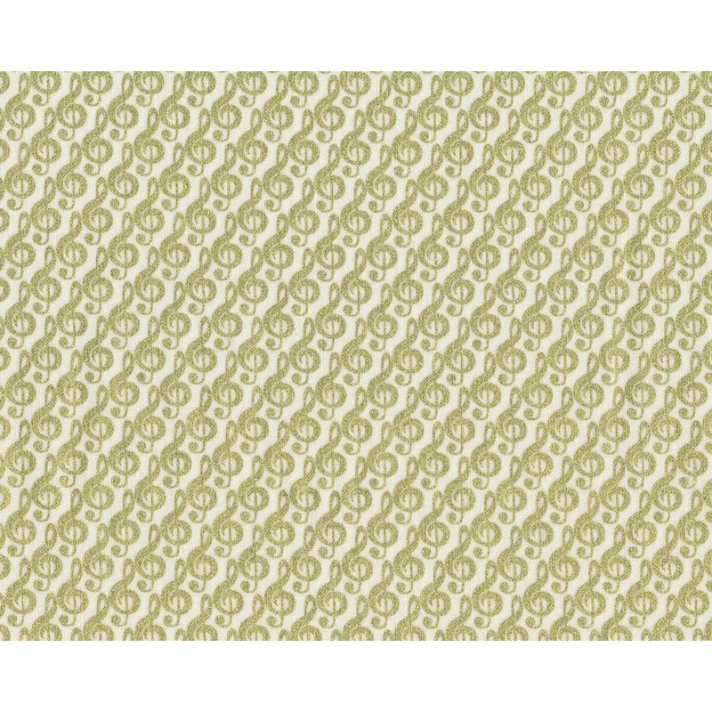 Metallic-Patchworkstoff NIGHT AT THE OPERA, Notenschlüssel, creme-gold metallic