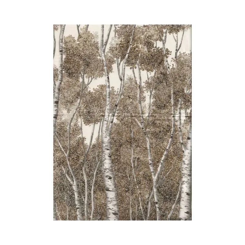 Metallic-Patchworkstoff WILDWOOD GRACE, Birken, natur-silber, Robert Kaufman