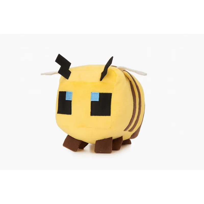 Minecraft Plüschtier Biene 15cm gelb-braun mit Flügeln