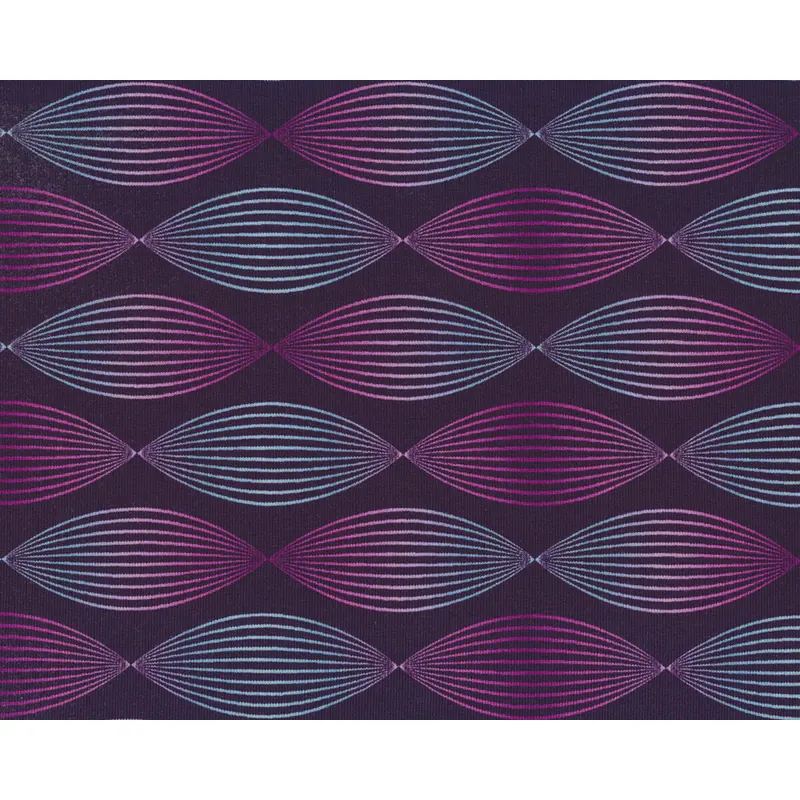 Modalsweat LINES & DOTS, 3-D-Spirale, aubergine, Lycklig Design