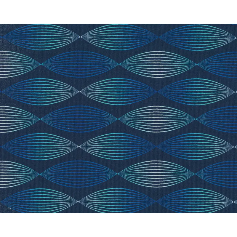 Modalsweat LINES & DOTS, 3-D-Spirale, dunkelblau, Lycklig Design
