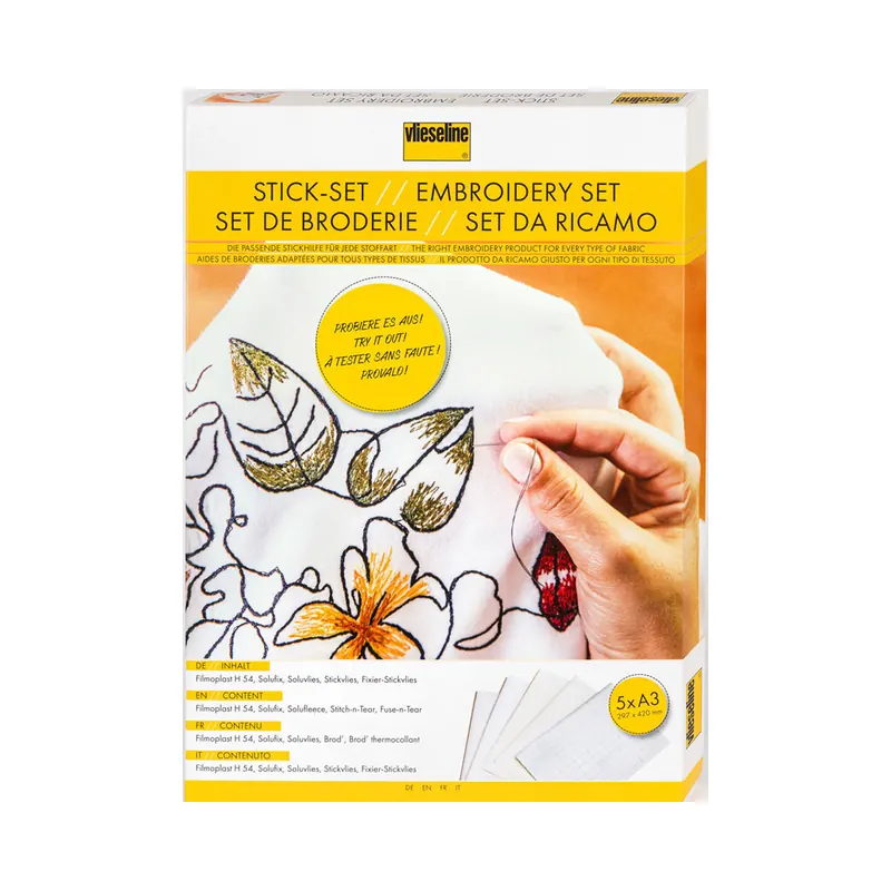Mustermappe STICKSET, Vlieseline
