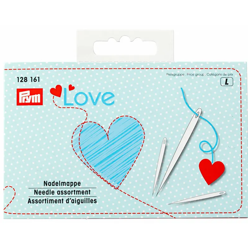 Nadelmappe PRYM Love, Nähnadeln und Einfädler