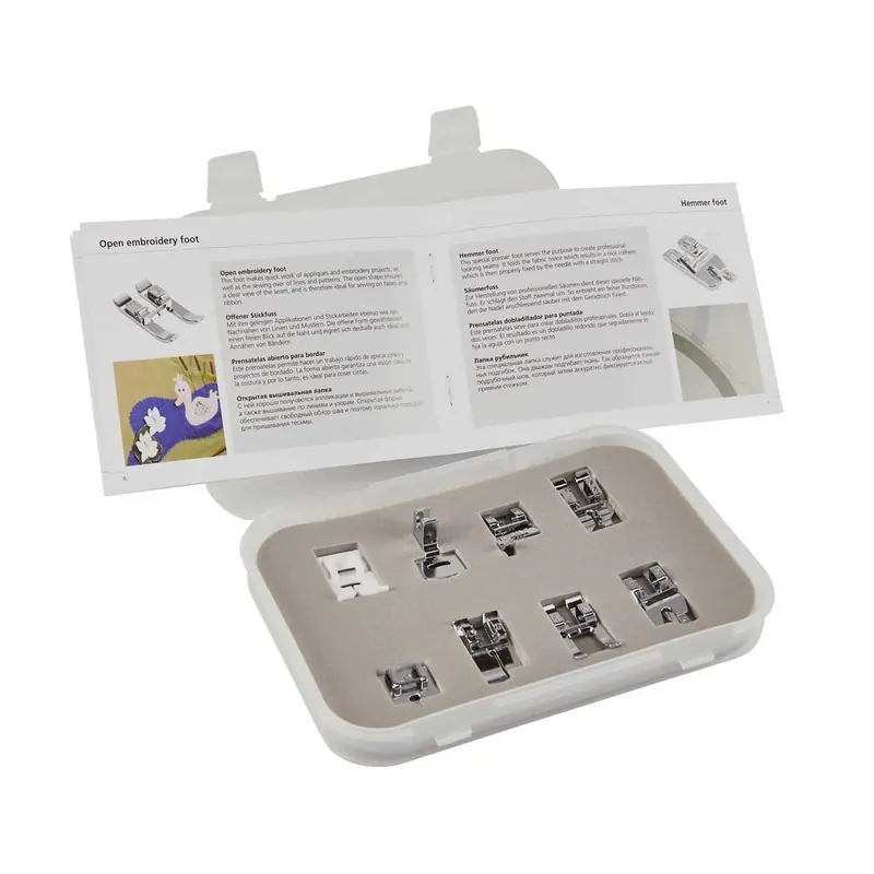 Nähfuß-Set für b77 & b79, 8 Nähfüße, bernette