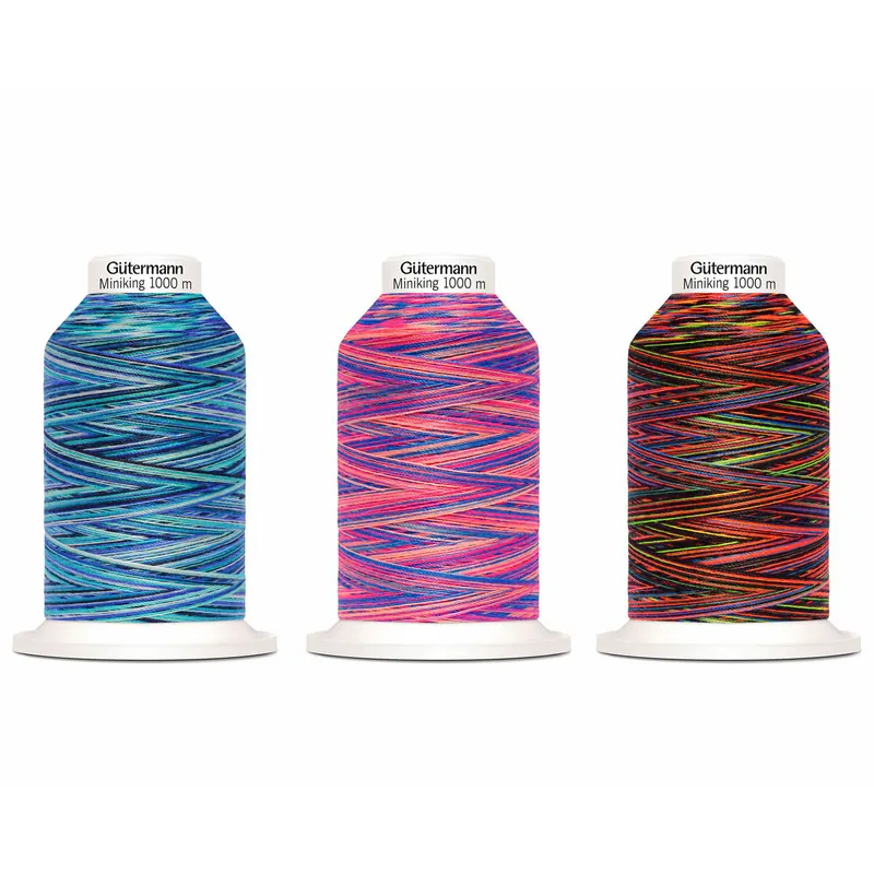 Nähgarn MINIKING 120, multicolor, 1000 m, Gütermann