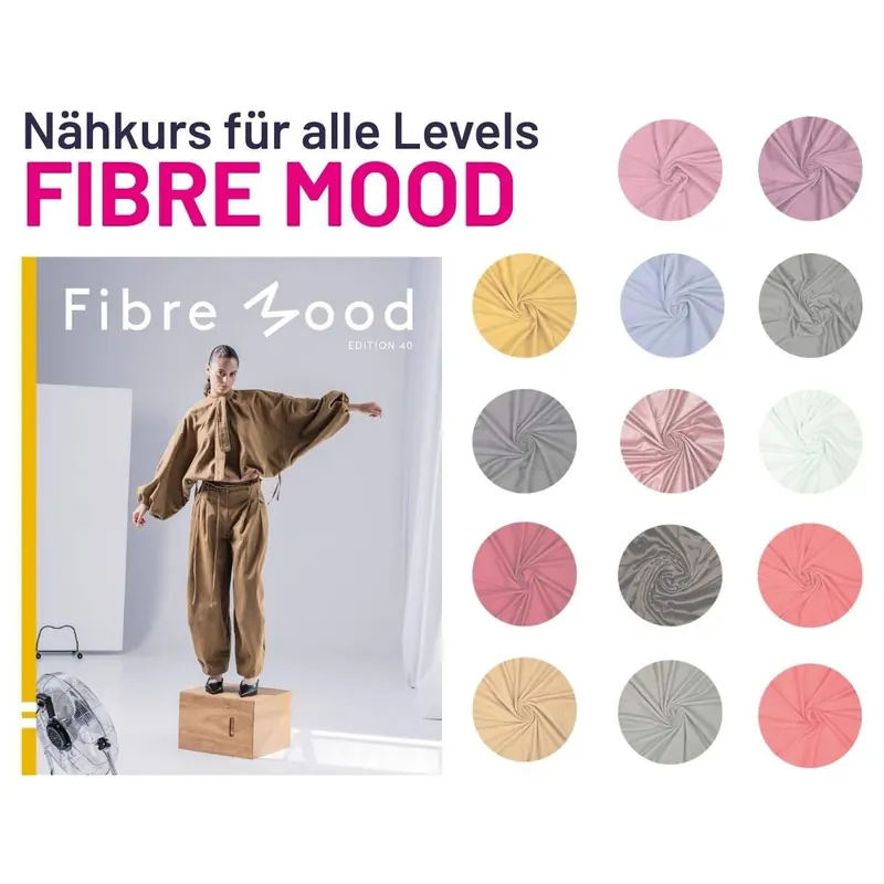 Nähkurs - Kleidung nähen, FIBRE MOOD- Zeitschrift, Stoffekontor Leipzig