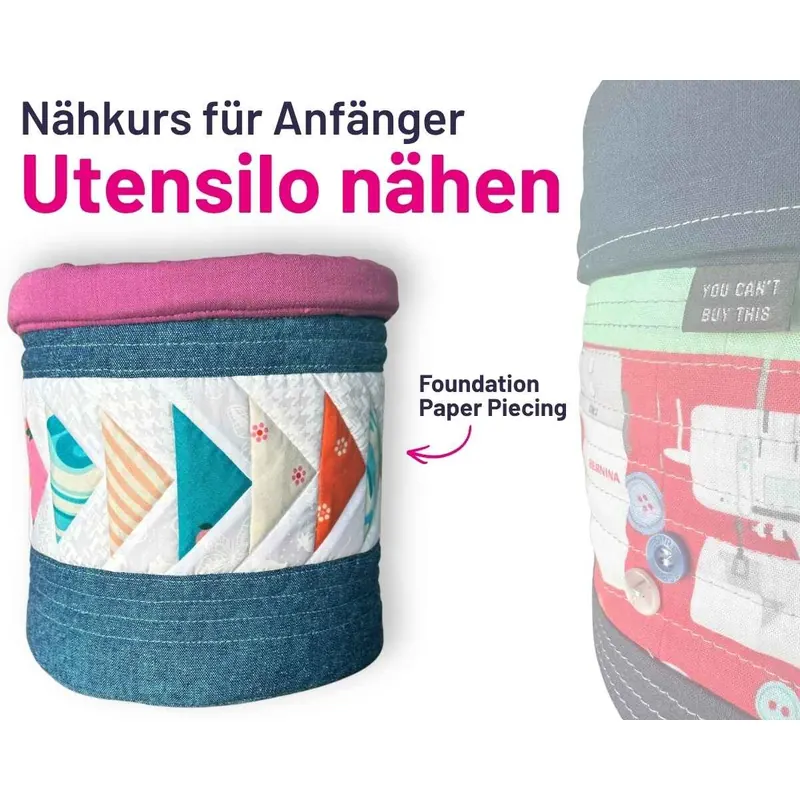 Nähkurs - Utensilo nähen, Anfänger geeignet, Stoffekontor Leipzig