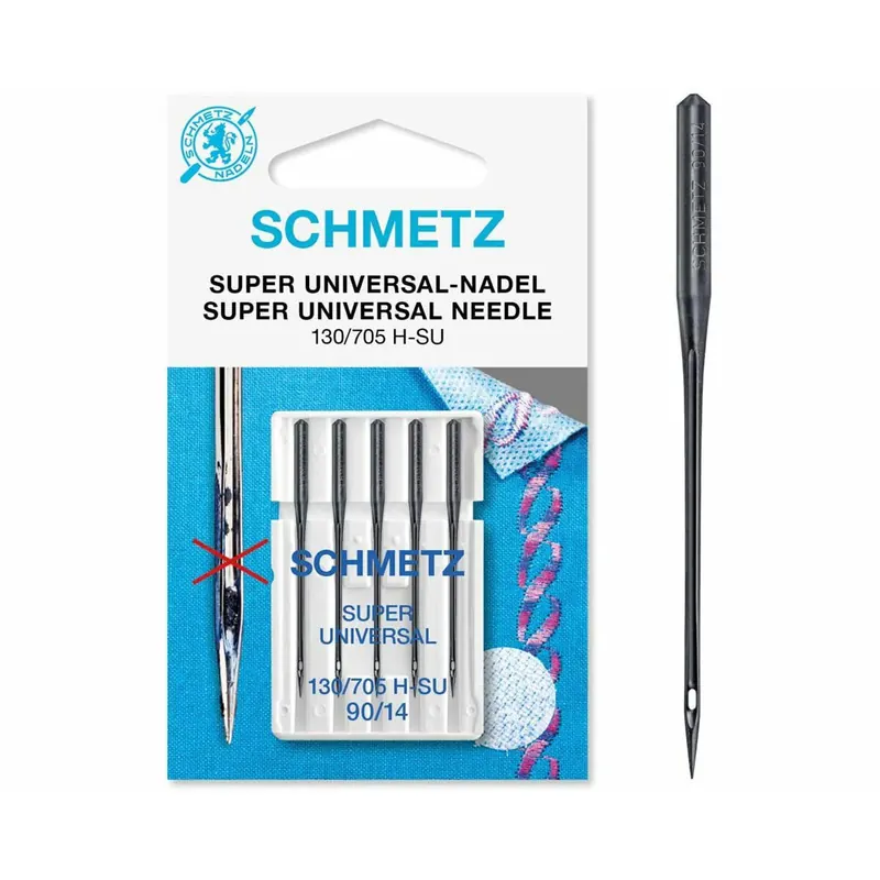 Nähmaschinennadeln SUPER UNIVERSAL, antihaftbeschichtet, Schmetz