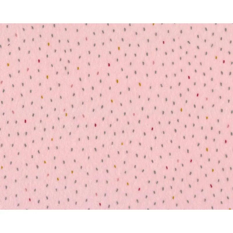 Nickistoff STRIPES, Strichel, rosa