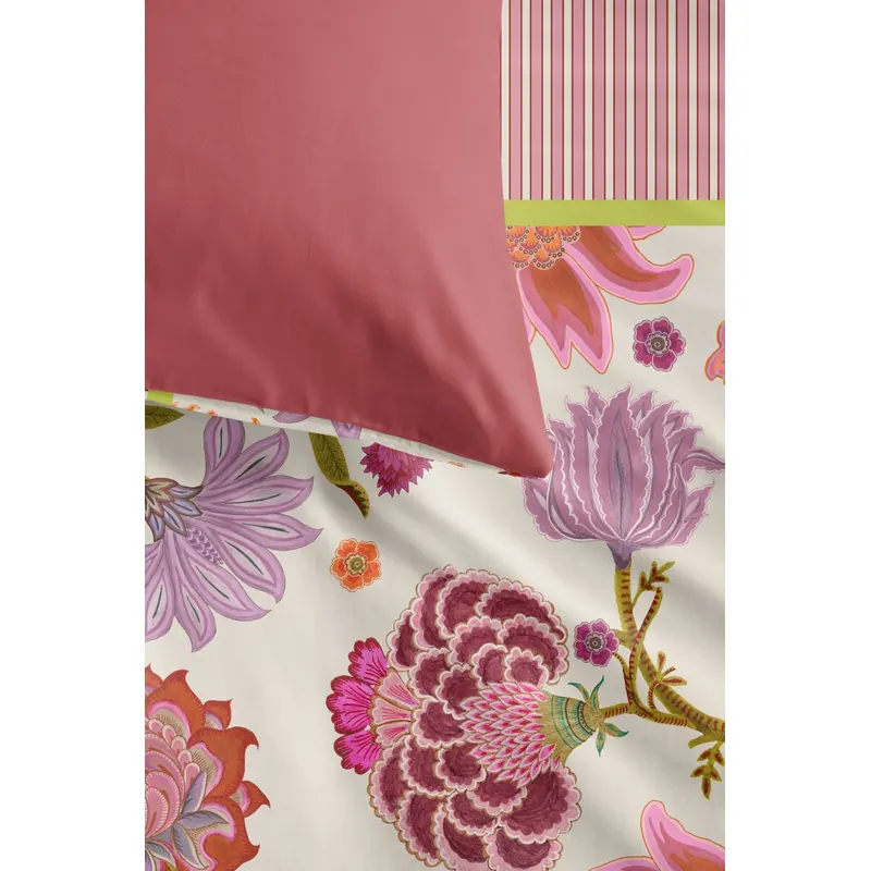 Oilily Bettwäsche Kensi Mako-Satin 155 x 220 cm + 1x 80 x 80 cm Bunt